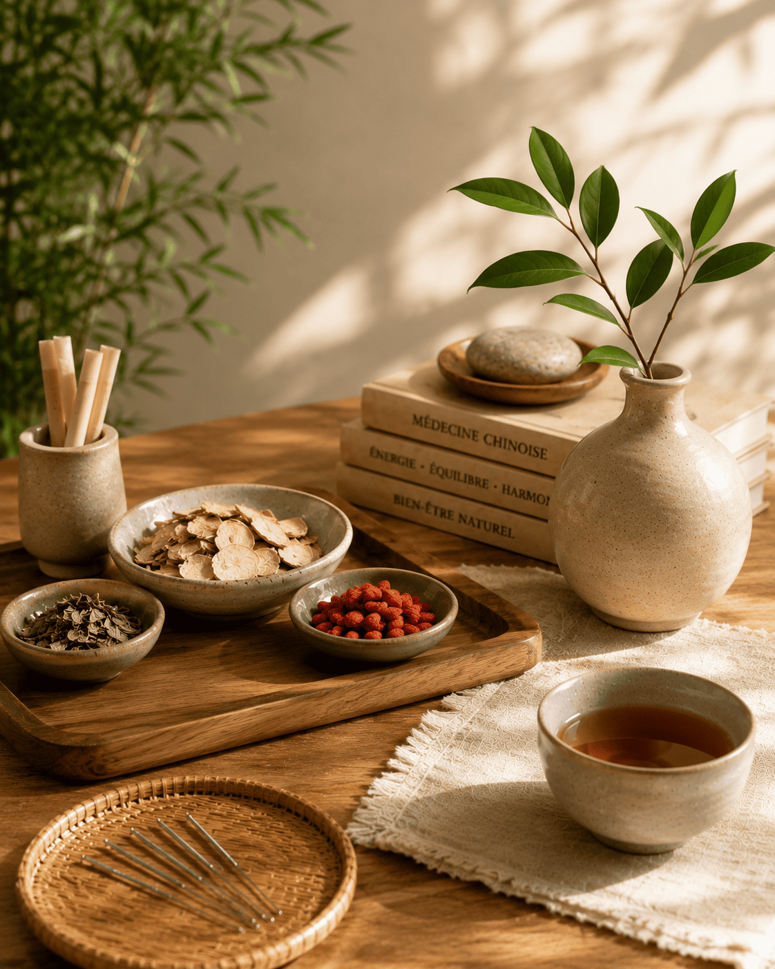 Médecine chinoise à Strasbourg avec acupuncture, plantes naturelles et soins de bien-être traditionnels